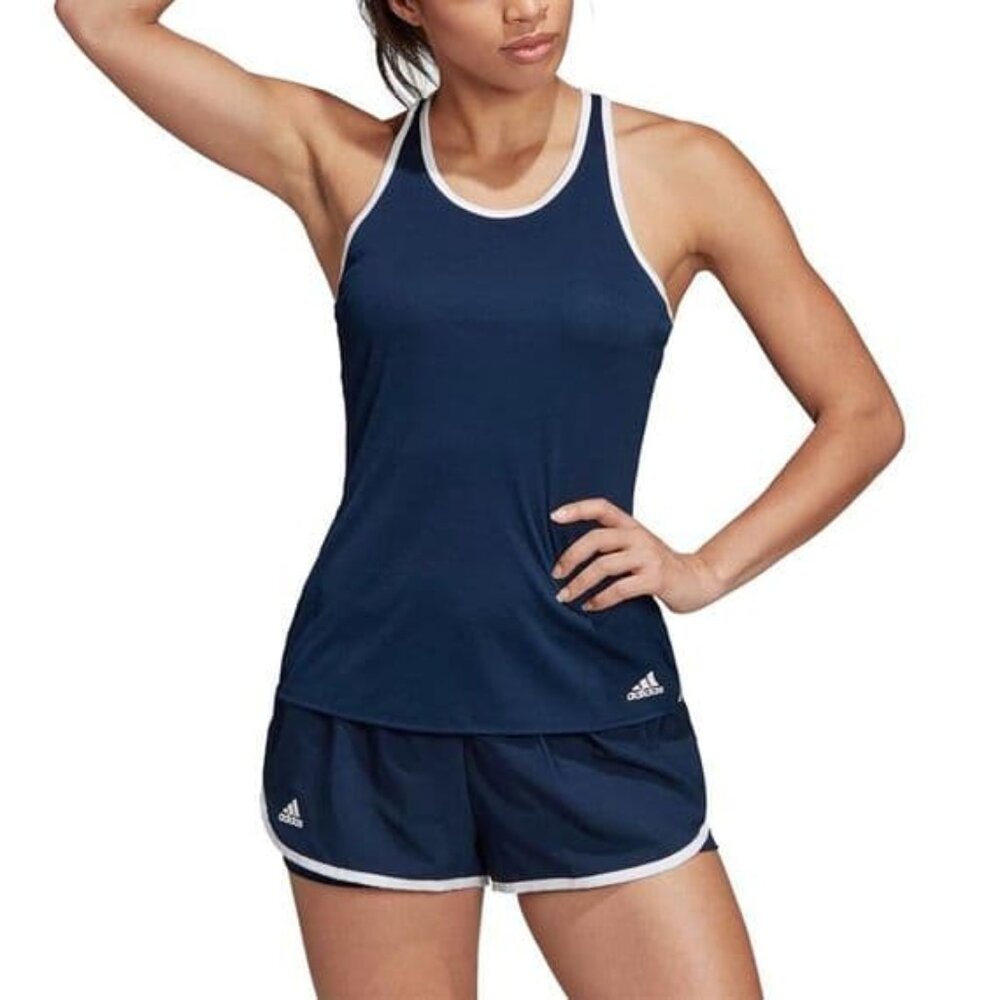 Women's Adidas Club Tank Blue & White DUO952 Extra Large XL